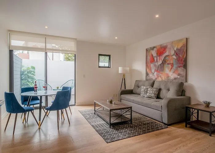 Heart Of Mexico Citycozy Condo W Balcony & Wifi
